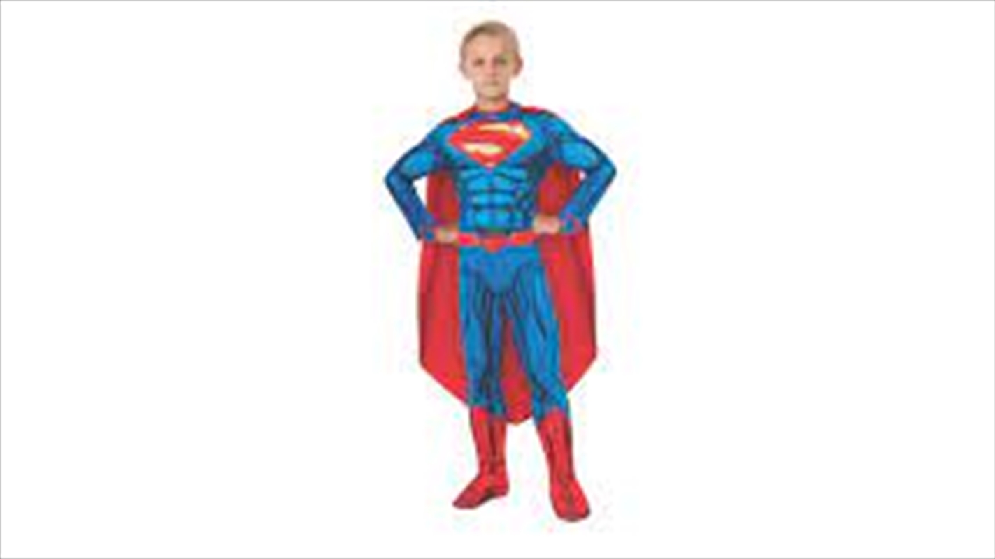 Superman Deluxe Digital Print 8-10Yrs/Product Detail/Costumes