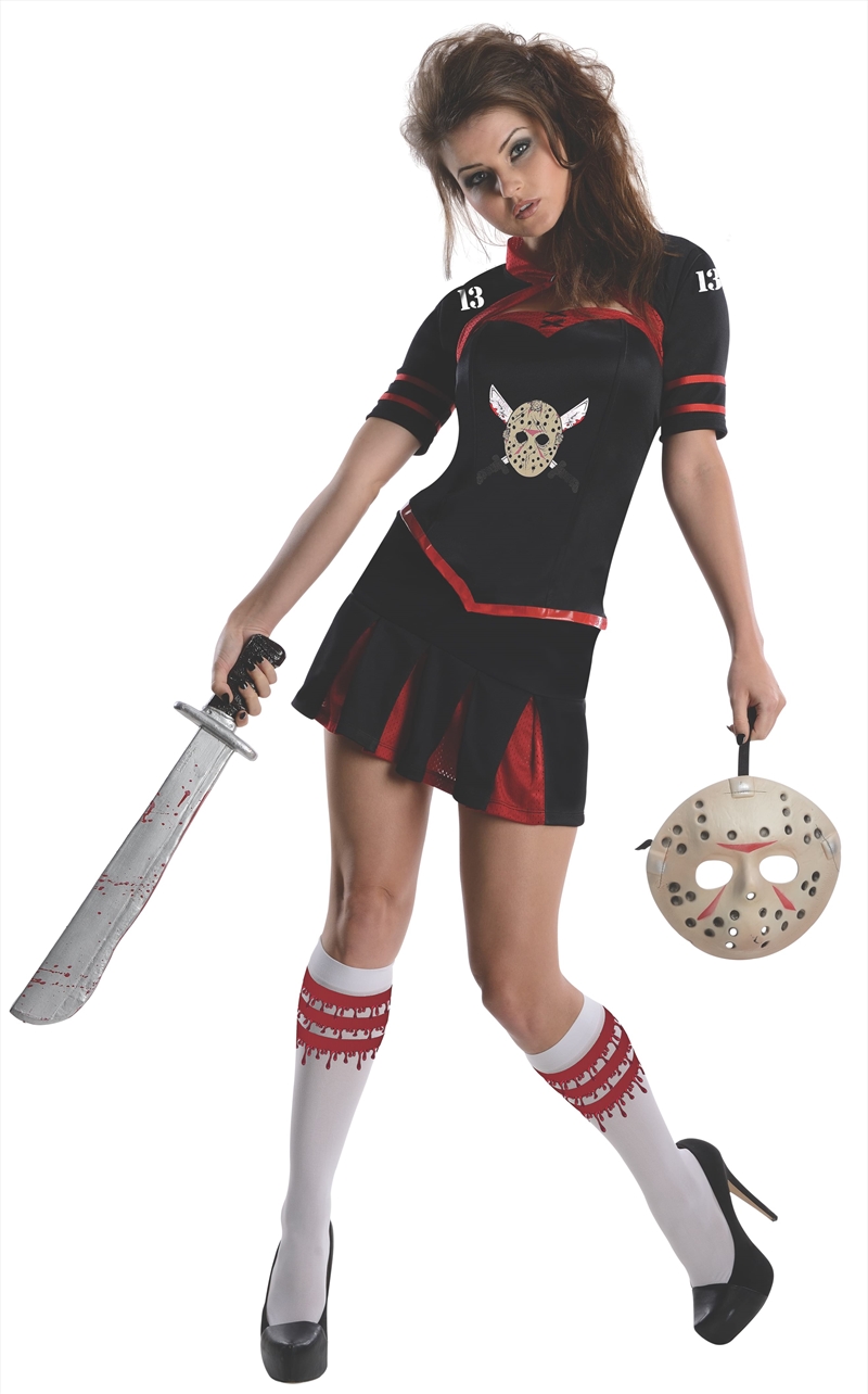 Jason Cheerleader Secret Wishes Corset Costume - S/Product Detail/Costumes