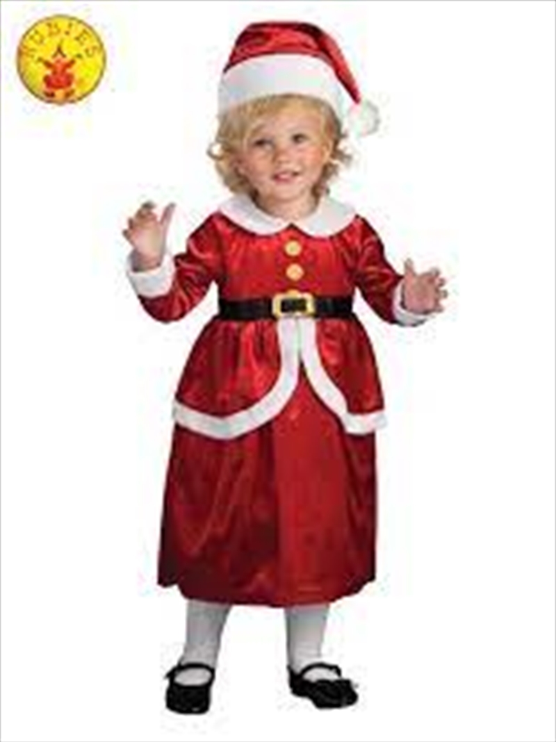 Lil' Mrs Claus Dress And Apron Set - Size S/Product Detail/Costumes