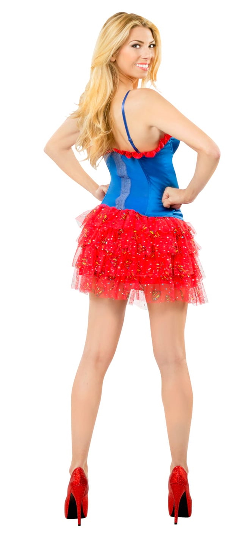 Supergirl Skirt With Sequins Teen - Size Std/Product Detail/Costumes