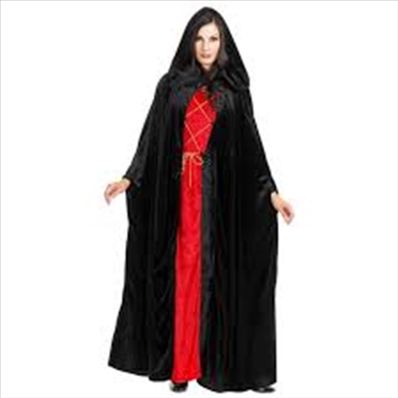 Cloak - Velvet Hooded Adult Cloak - Osfa/Product Detail/Costumes