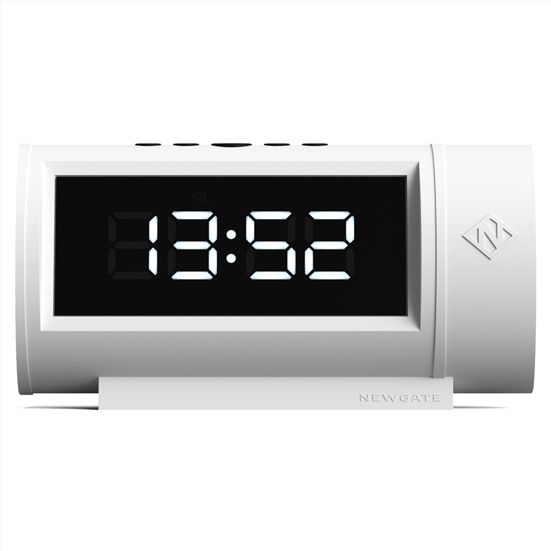 Newgate Pil Led Alarm Clock White/Product Detail/Clocks