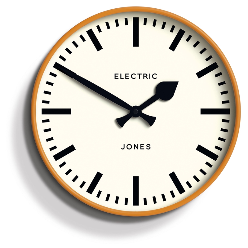 Newgate Jones Railway Wall Clock Orange/Product Detail/Clocks