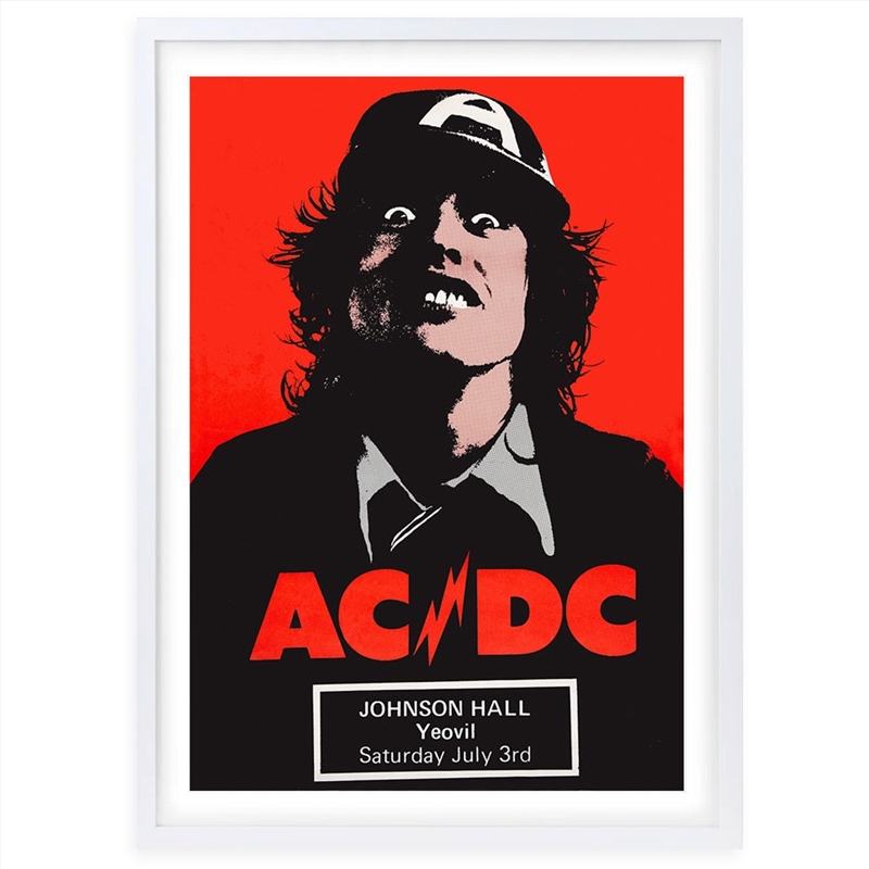 Wall Art's Ac Dc - First Album Tour 1976 Large 105cm x 81cm Framed A1 Art Print/Product Detail/Posters & Prints