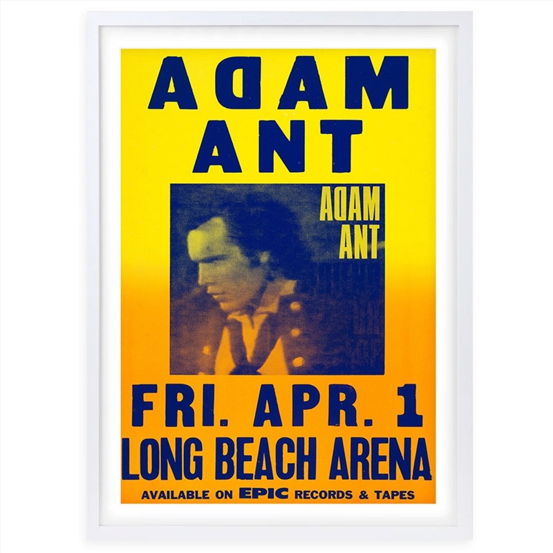 Wall Art's Adam Ant Large 105cm x 81cm Framed A1 Art Print/Product Detail/Posters & Prints