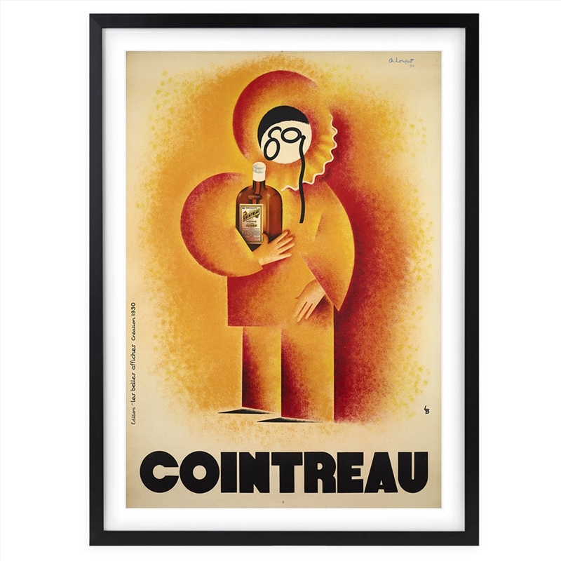Wall Art's Cointreau 1930 Large 105cm x 81cm Framed A1 Art Print/Product Detail/Posters & Prints