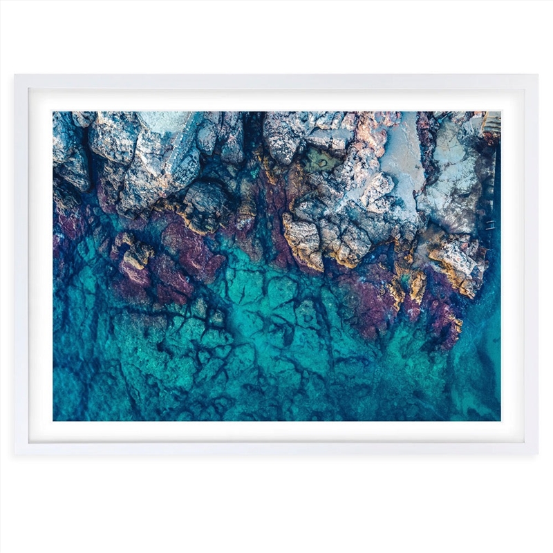 Wall Art's Croatia Coast Large 105cm x 81cm Framed A1 Art Print/Product Detail/Posters & Prints