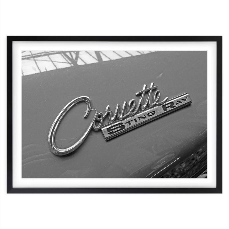 Wall Art's Corvette Large 105cm x 81cm Framed A1 Art Print/Product Detail/Posters & Prints
