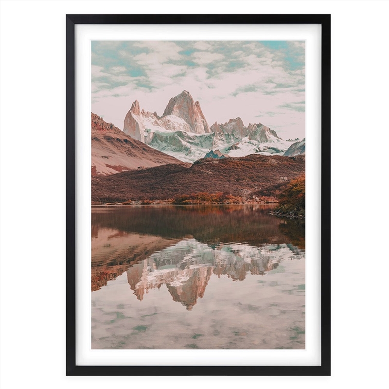 Wall Art's El Chalten, Santa Cruz Province, Argentina Large 105cm x 81cm Framed A1 Art Print/Product Detail/Posters & Prints