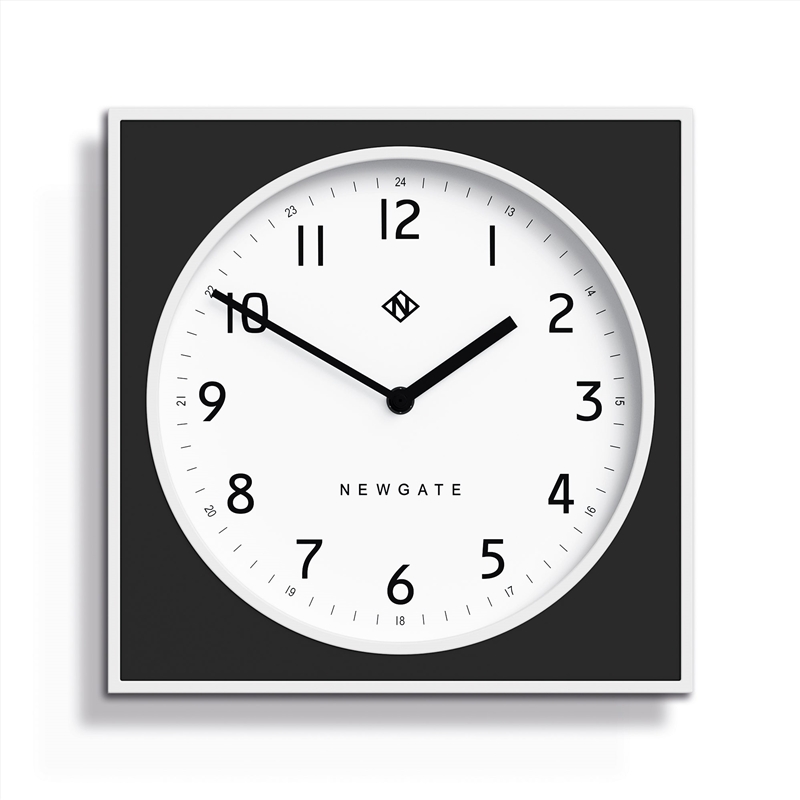 Newgate Burger & Chips Wall Clock Black/Product Detail/Clocks