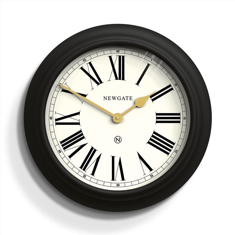 Newgate Chocolate Shop Wall Clock Silicone Cave Black & Cream/Product Detail/Clocks