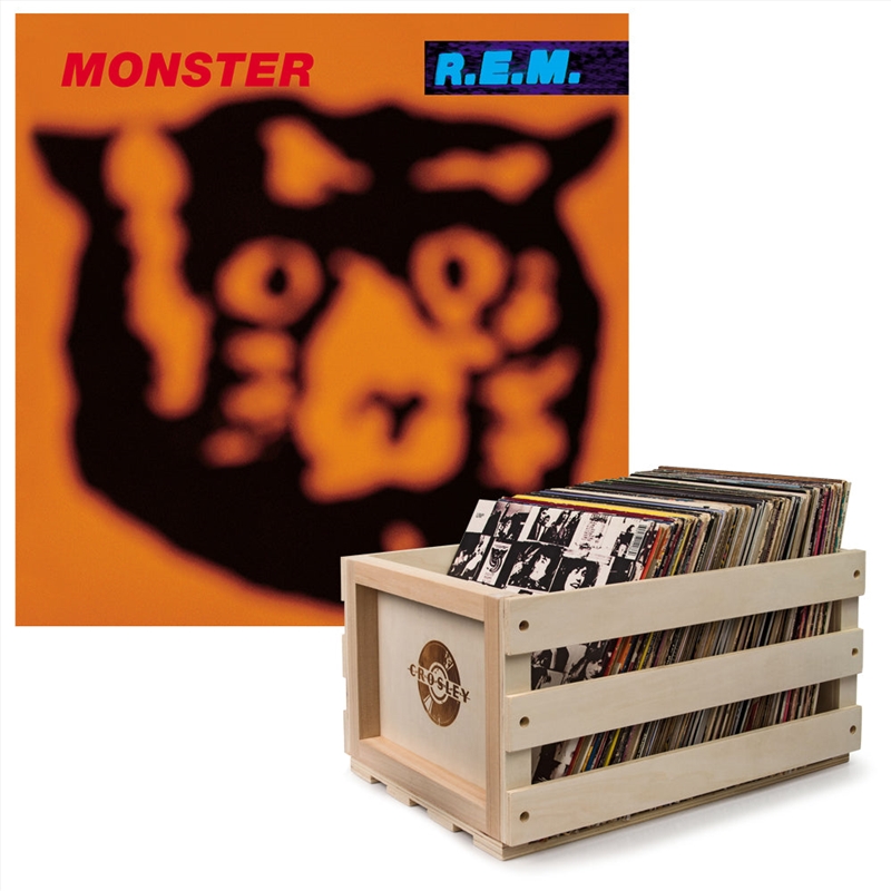 Crosley Record Storage Crate & R.E.M - Monster - Double Vinyl Album Bundle/Product Detail/Storage