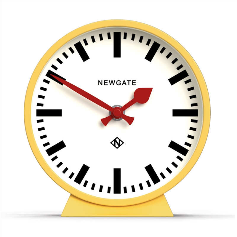 Newgate Railway Mantel Clock Cheeky Yellow/Product Detail/Clocks