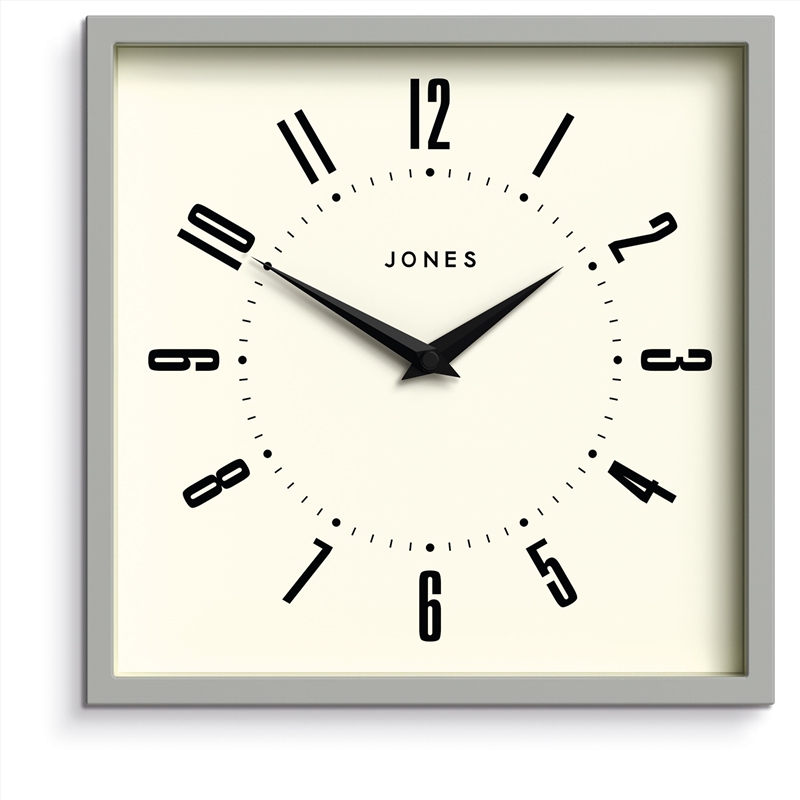 Newgate Jones Box Wall Clock Grey/Product Detail/Clocks