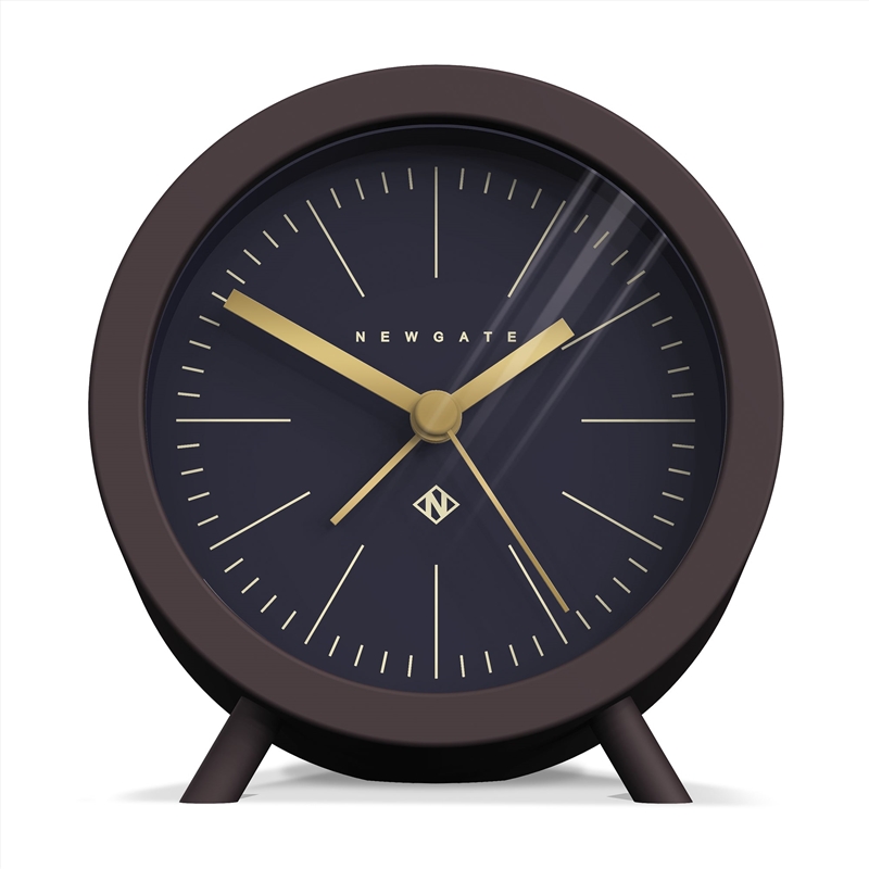 Newgate Fred Alarm Chocolate Black - Reverse Dial/Product Detail/Clocks