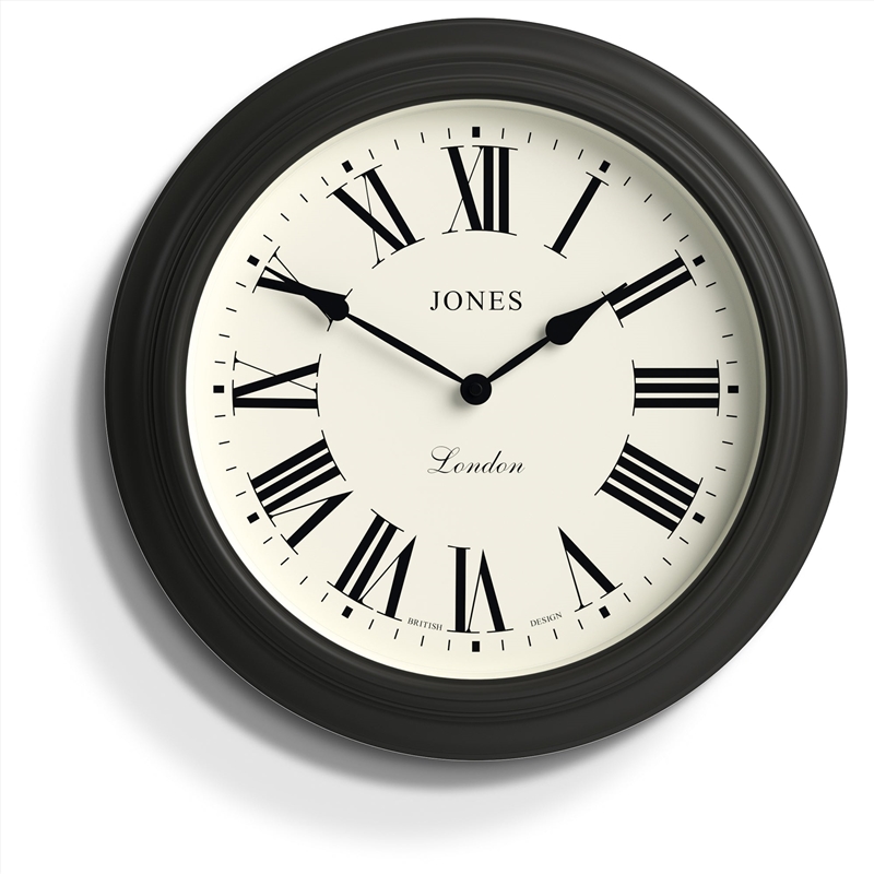 Newgate Jones Supper Club Clock Charcoal Grey/Product Detail/Clocks