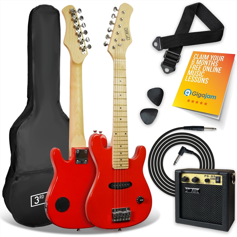 3rd Avenue Junior Electric Guitar Pack - Red/Product Detail/Musical Instruments