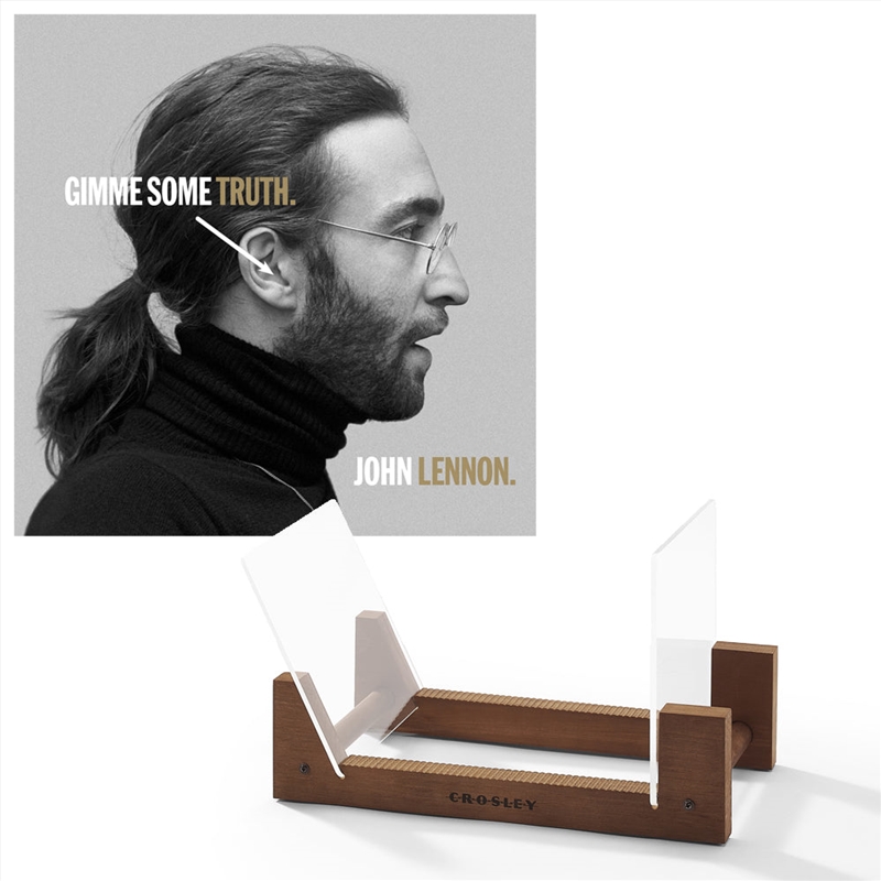 John Lennon Gimmie Some Truth - Double Vinyl Album & Crosley Record Storage Display Stand/Product Detail/Storage