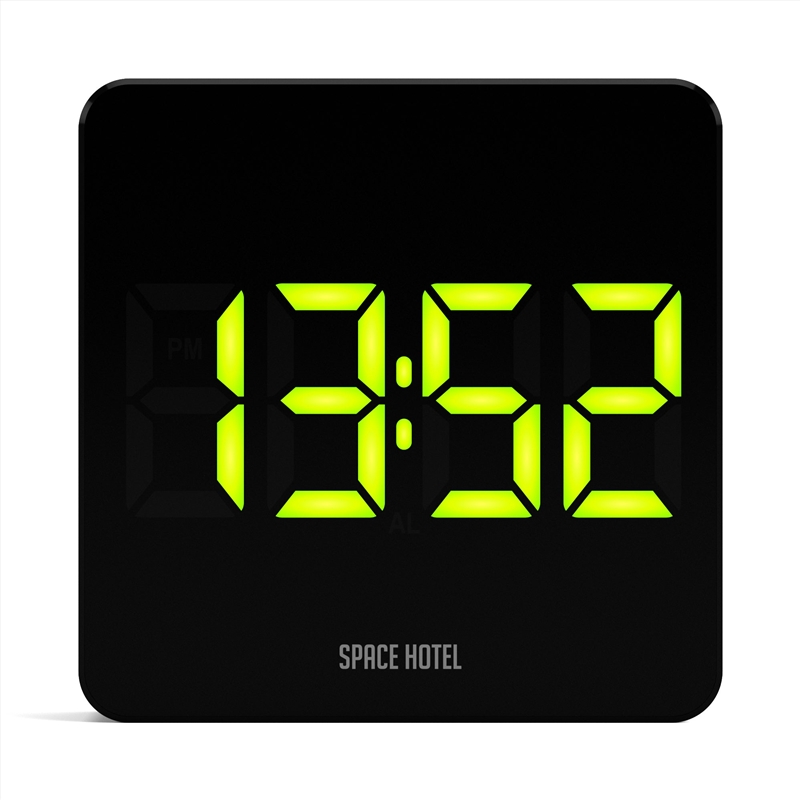 Newgate Space Hotel Orbatron Alarm Clock Black Case - Black Lens - Green Led/Product Detail/Clocks