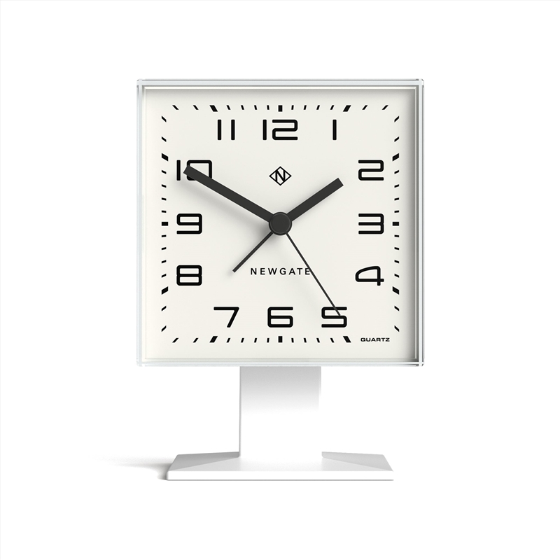 Newgate Victor Alarm Clock Pebble White/Product Detail/Clocks