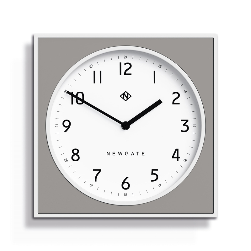 Newgate Burger & Chips Wall Clock Posh Grey/Product Detail/Clocks