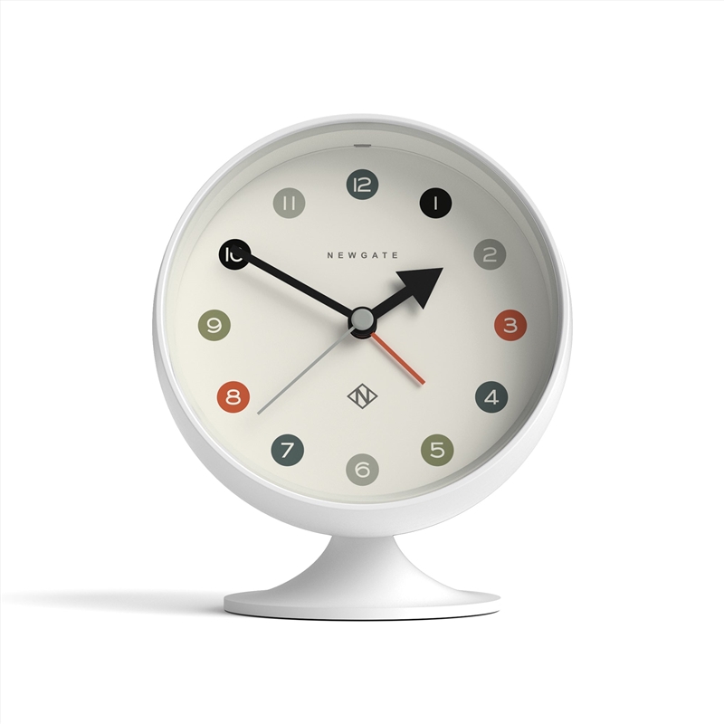 Newgate Spheric Alarm Clock White/Product Detail/Clocks