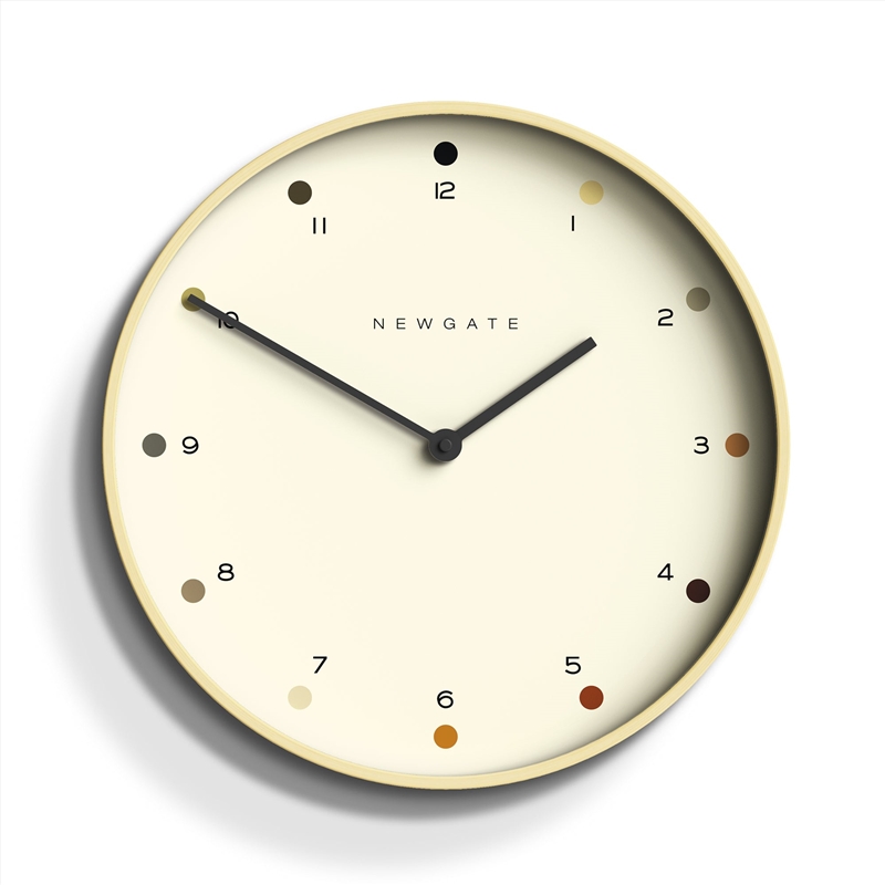 Newgate Mr Clarke Clock Pale Wood Dot Dial/Product Detail/Clocks