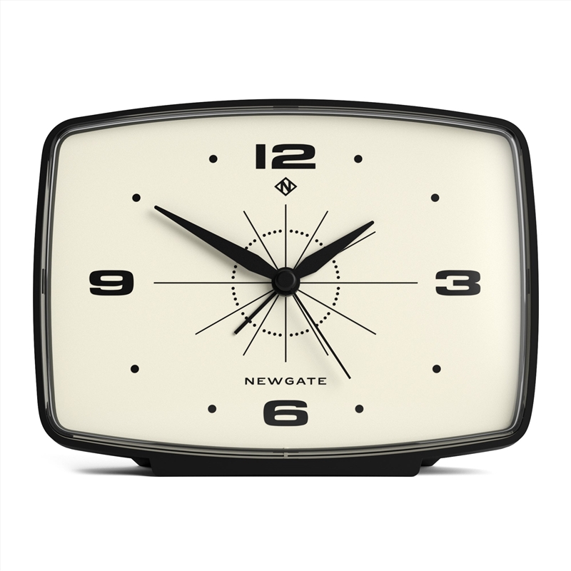 Newgate Brooklyn Alarm Clock - Black/Product Detail/Clocks