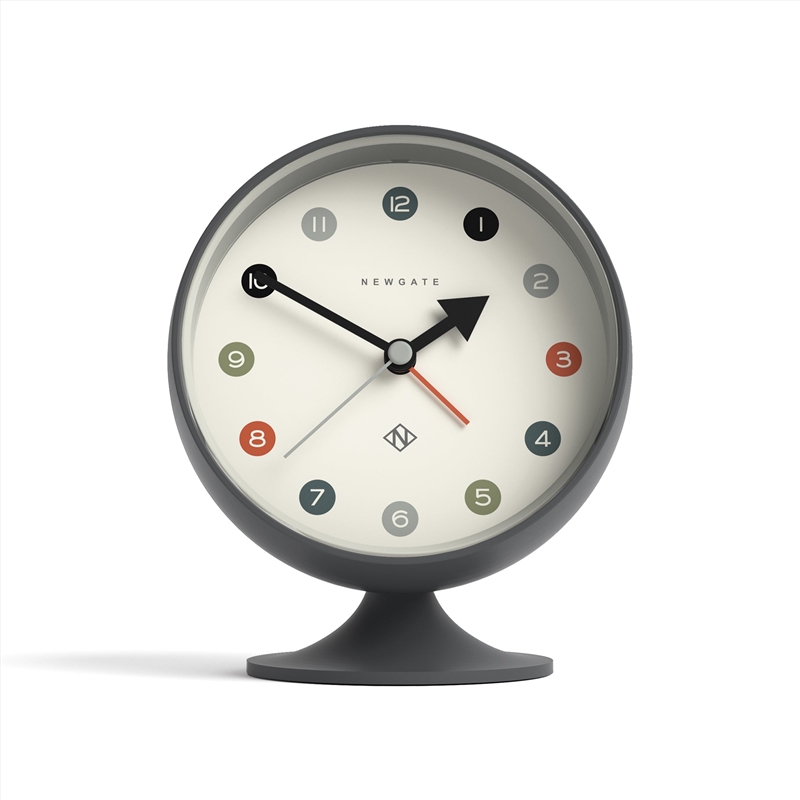 Newgate Spheric Alarm Clock Blizzard Grey/Product Detail/Clocks