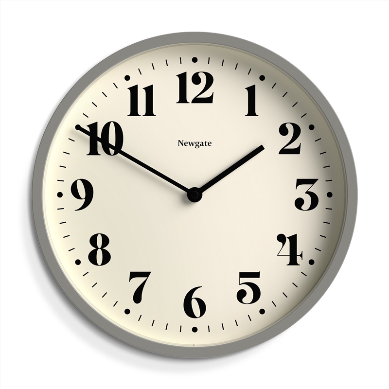 Newgate Number Four Wall Clock Matte Posh Grey/Product Detail/Clocks