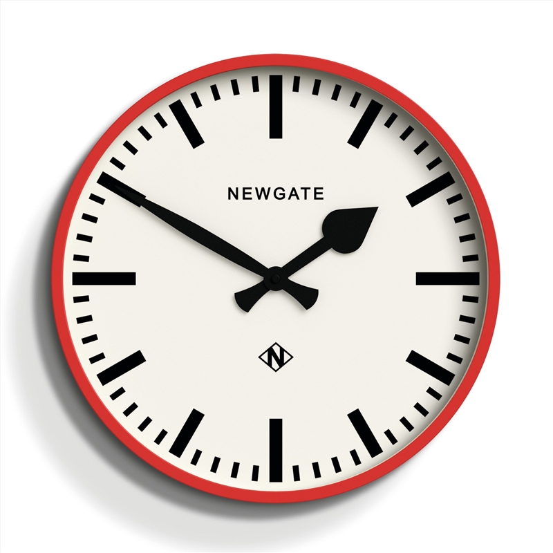 Newgate Railway Clock Red/Product Detail/Clocks