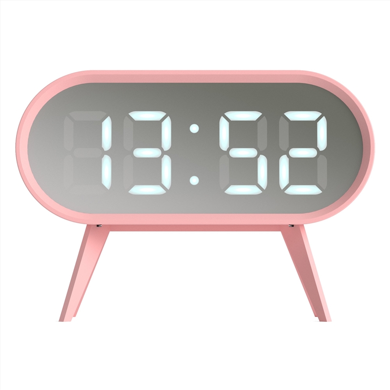 Newgate Space Hotel Cyborg Led Alarm Clock Pink/Product Detail/Clocks