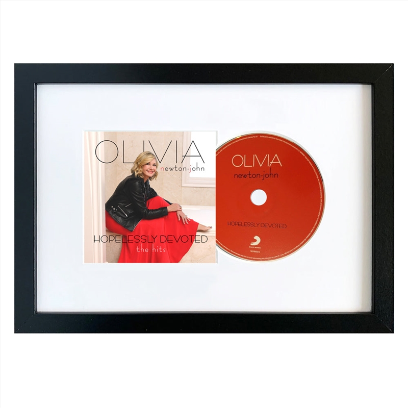 Olivia Newton-John-Hopelessly Devoted - The Hits CD Framed Album Art/Product Detail/Posters & Prints