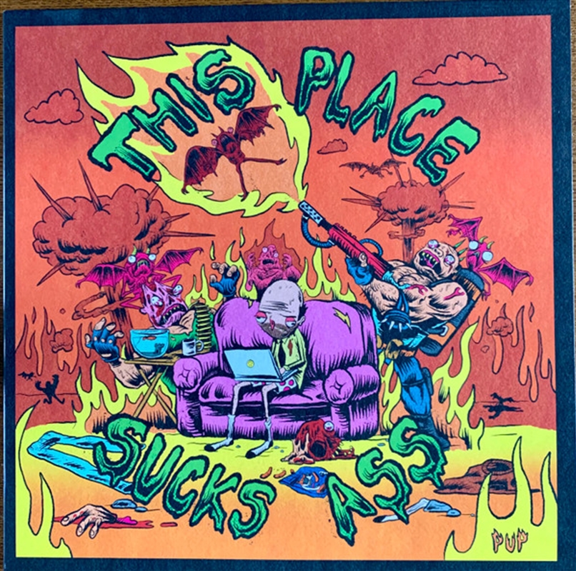 This Place Sucks Ass - Orange Coloured Vinyl/Product Detail/Alternative