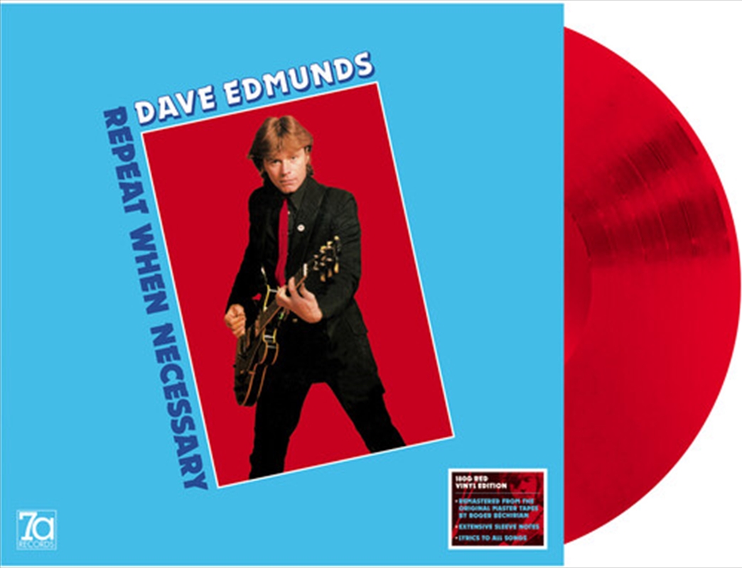 Repeat When Necessary - 180gm Red Vinyl/Product Detail/Rock/Pop