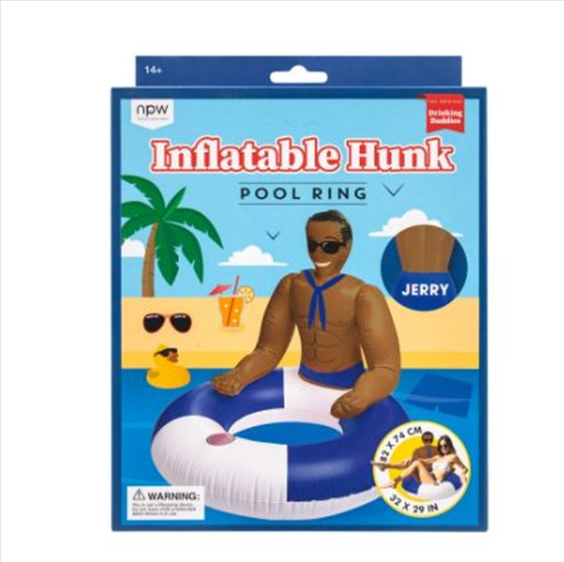 Drinking Buddies Inflatable Hunk Sailor Pool Ring/Product Detail/Novelty