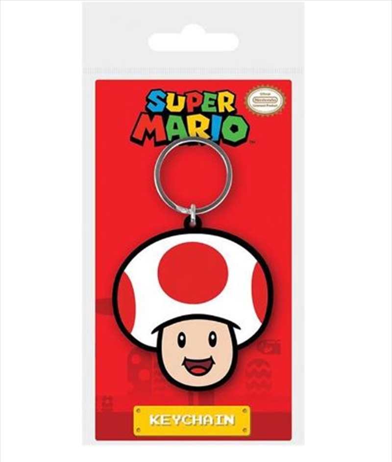 Super Mario - Toad - Rubber Keyring/Product Detail/Keyrings