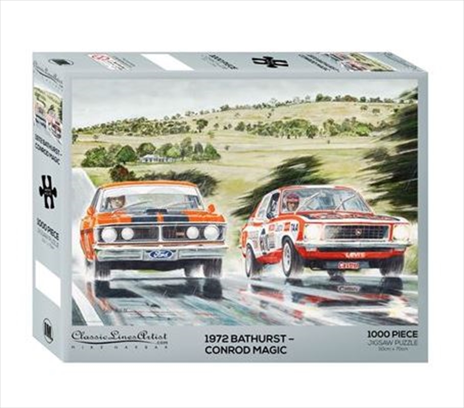 Mike Harbar - 1972 Bathurst Ford XY Falcon GT - 1000pc Puzzle/Product Detail/Jigsaw Puzzles