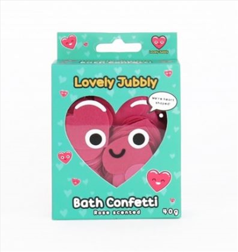 Lovely Jubbly Heart Bath Confetti/Product Detail/Homewares