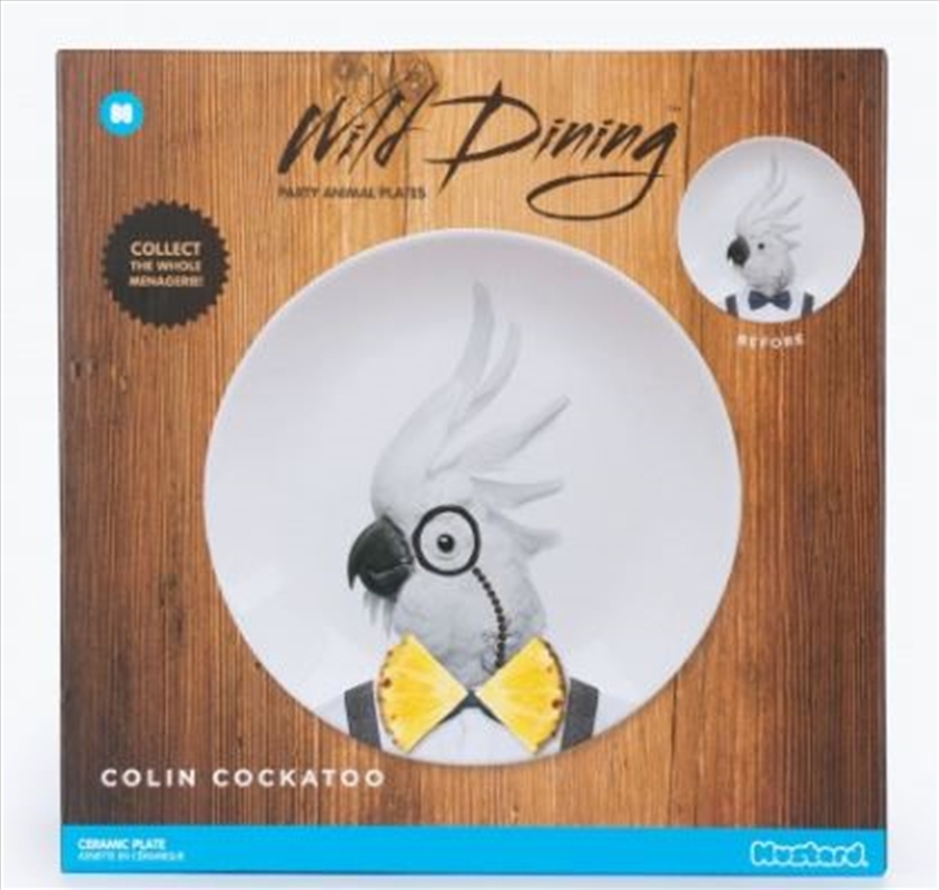 Mustard – Wild Dining – Colin Cockatoo Ceramic Dinner Plate/Product Detail/Homewares