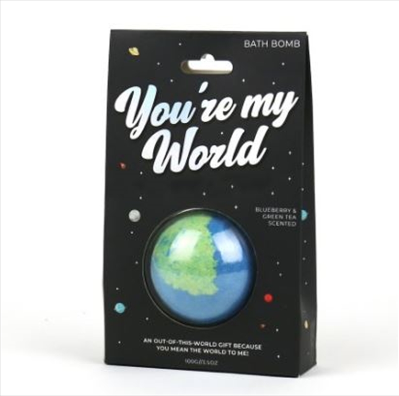 You're My World Bath Bomb/Product Detail/Homewares