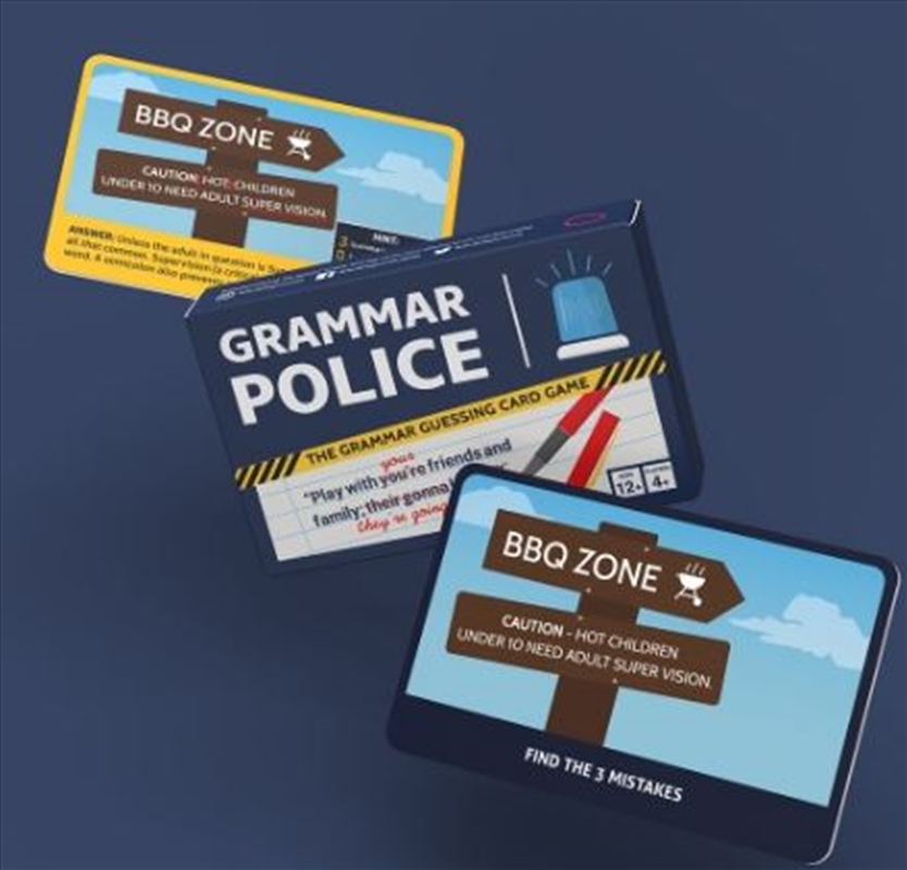 Bubblegum Stuff - Grammar Police Game/Product Detail/Card Games