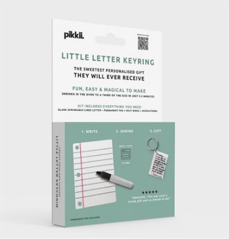 Little Letter Shrink Keyring Kit/Product Detail/Arts & Craft