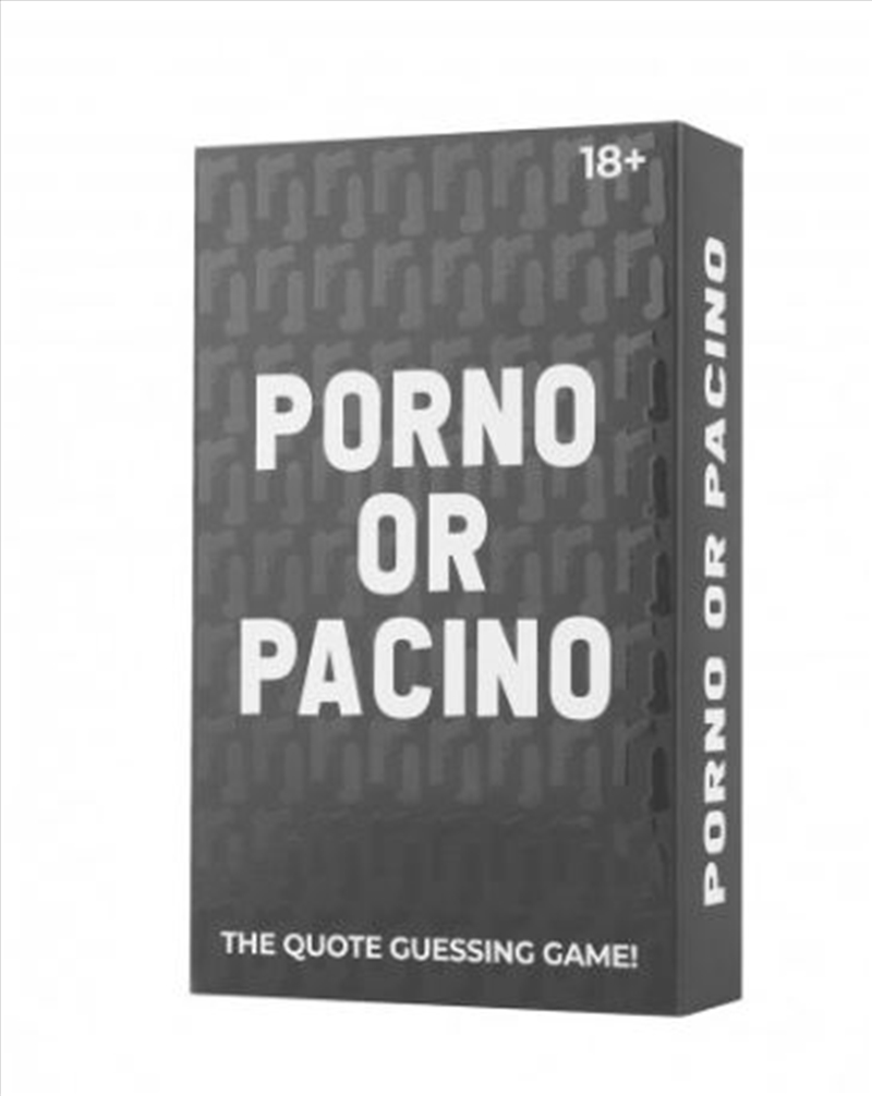 Porno Or Pacino Cards/Product Detail/Card Games