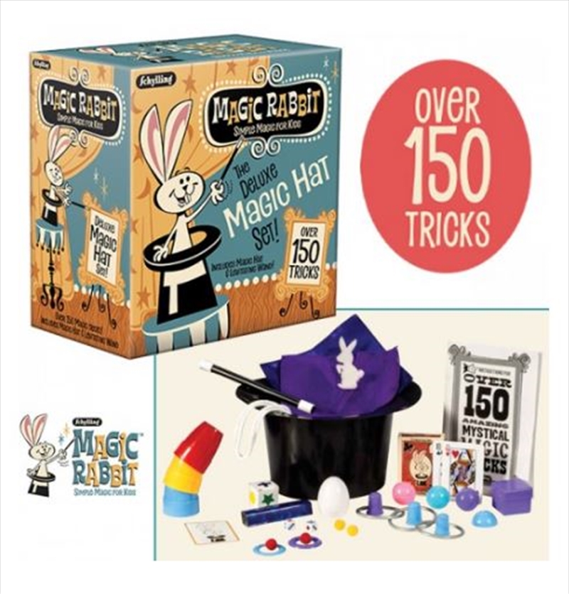 Schylling – Magic Rabbit Deluxe Magic Hat 150 Trick Set/Product Detail/Arts & Craft