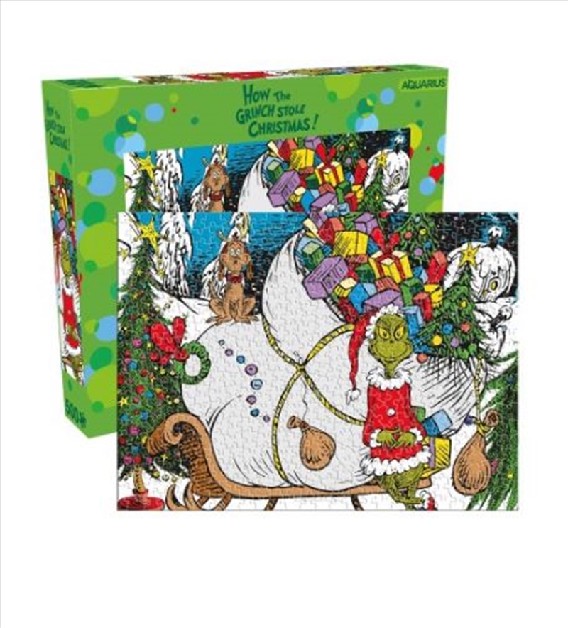 The Grinch Sleigh 500 Piece Puzzle/Product Detail/Jigsaw Puzzles