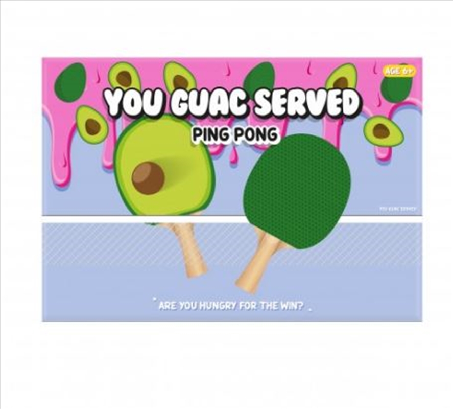 You Guac Served Ping Pong Set/Product Detail/Games