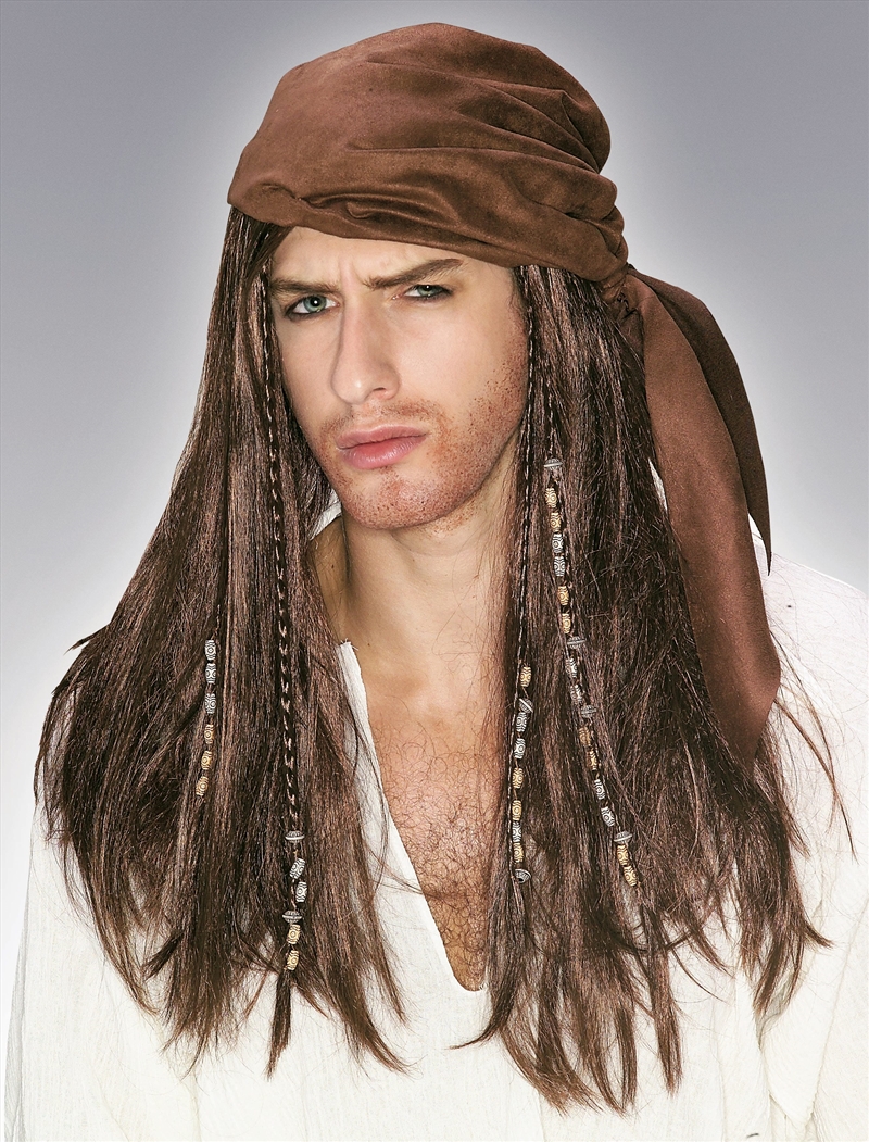 Caribbean Pirate Wig - Adult/Product Detail/Costumes