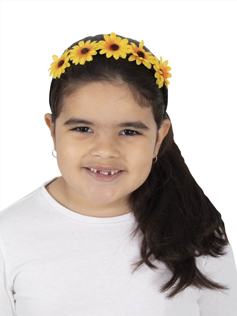 Tsehay Sunflower Headband (Yellow Wiggle)- Child/Product Detail/Costumes