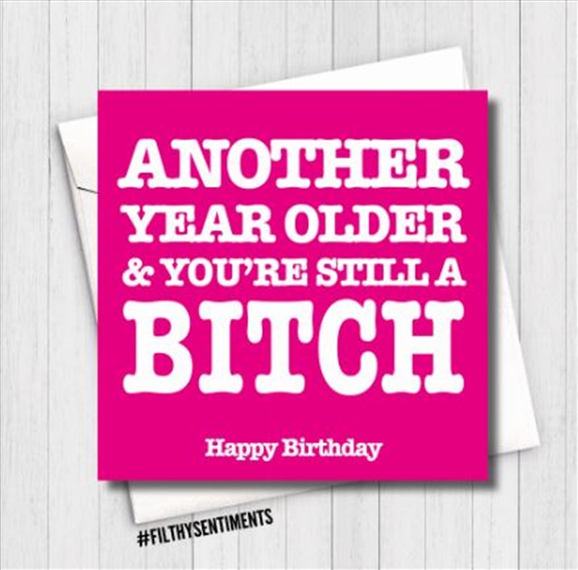 Filthy Sentiments – Another Year, Still A Bitch Card/Product Detail/Stationery